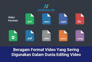 Beragam Format Video Yang Sering Digunakan Dalam Dunia Editing Video