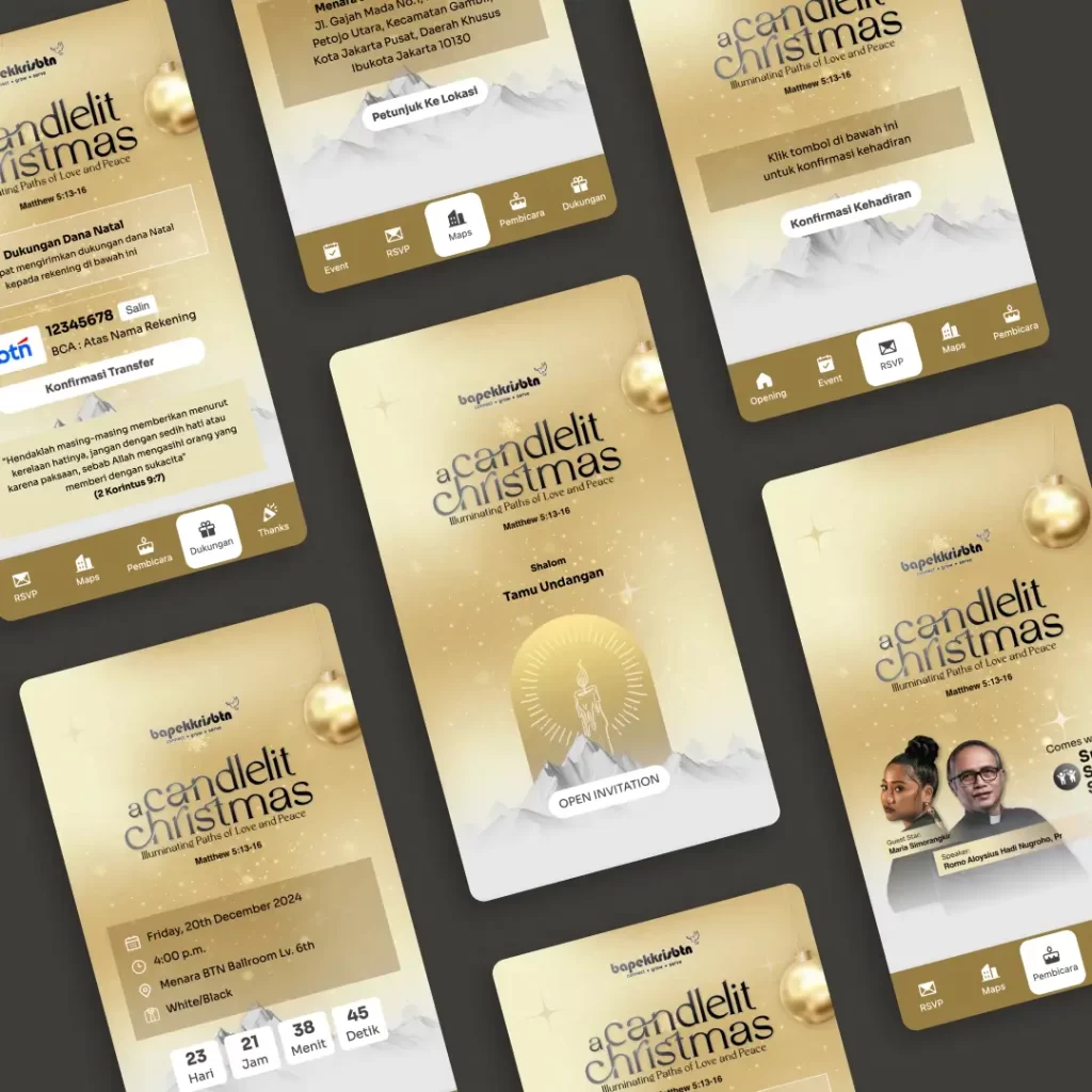 tema christmas candlelit