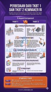 Perbedaan TKBT 1 dan TKBT 2 Kemnaker RI